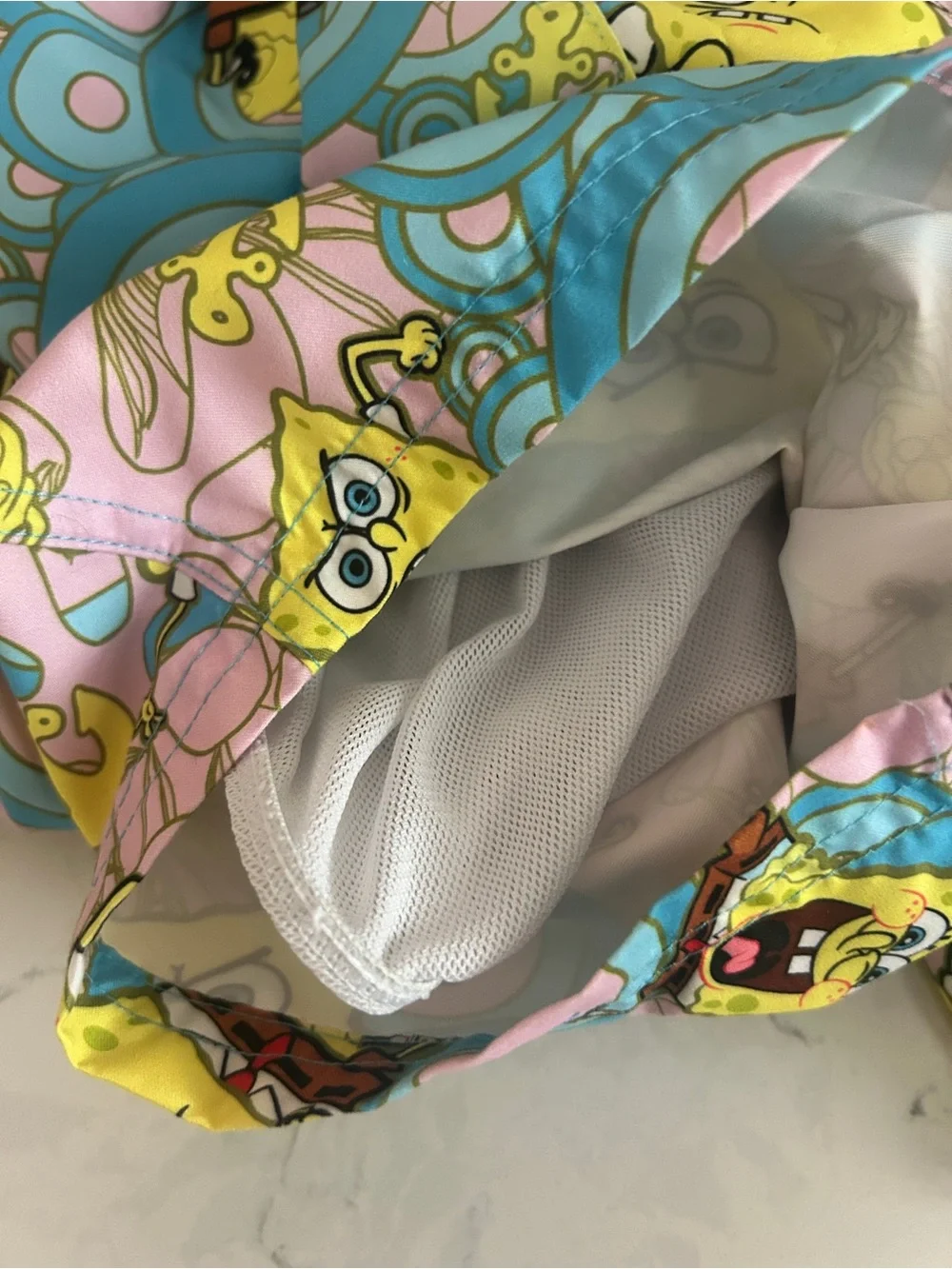 Nickelodeon SpongeBob Pink & Blue Swim Shorts